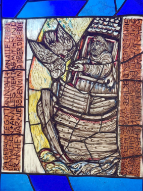 Ausschnitt aus dem Kirchenfenster