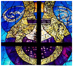 Mitelpunkt des Kirchenfensters